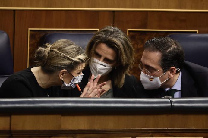 El anuncio ha motivado las críticas de la ministra de Derechos Sociales, Ione Belarra, y del portavoz del grupo confederal, Pablo Echenique.