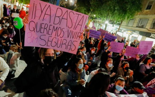 Imagen tomada en las movilizaciones del 8M. Imagen tomada en las movilizaciones del 8M.