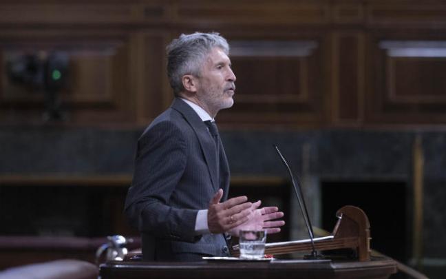 El ministro del Interior, Fernando Grande-Marlaska. El ministro del Interior, Fernando Grande-Marlaska.
