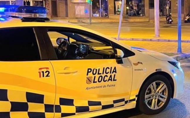 Vehículo de la Policía Local de Palma.
