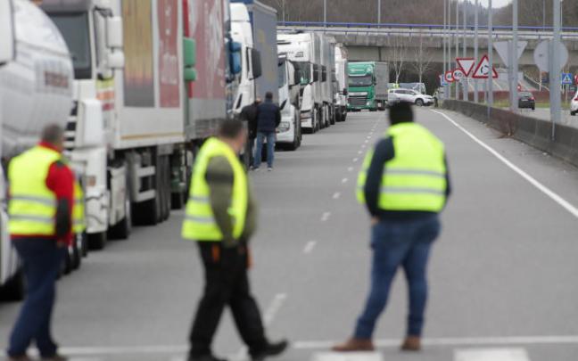 Huelga de transportistas.