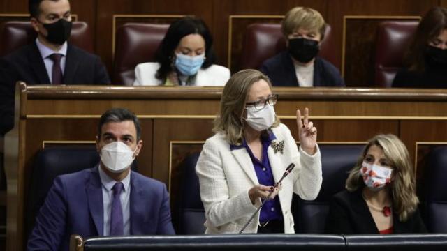 La vicepresidenta primera y ministra de Asuntos Económicos y Transformación Digital, Nadia Calviño.