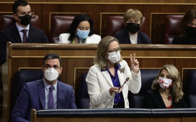 La vicepresidenta primera y ministra de Asuntos Económicos y Transformación Digital, Nadia Calviño.