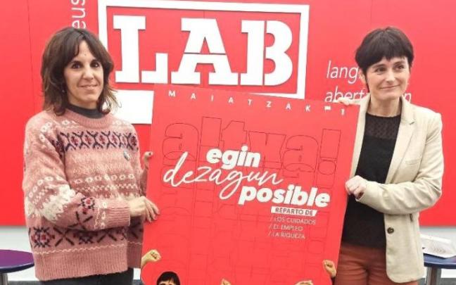LAB reclamará el Primero de Mayo "el reparto de los cuidados, el empleo y la riqueza"