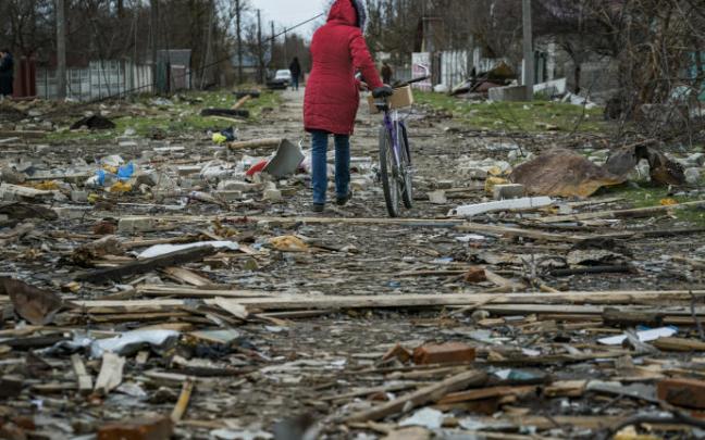 Se ha referido al "terrible" ataque en Desna, donde continúan las tareas de desescombro.