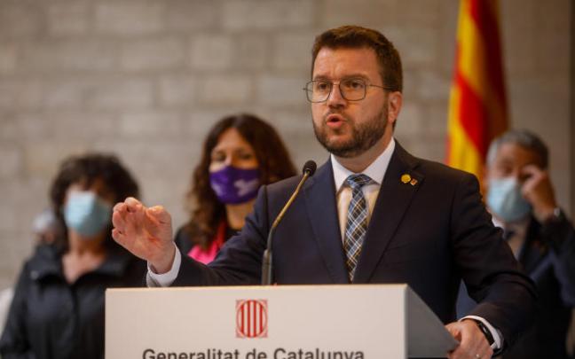 El presidente de la Generalitat, Pere Aragonès.