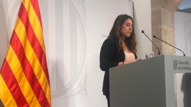 La portavoz del Govern, Patrícia Plaja.