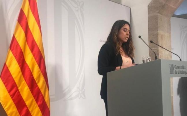La portavoz del Govern, Patrícia Plaja.