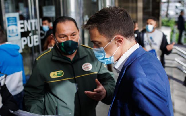 El diputado de Más País, Iñigo Errejón, a su llegada a los Juzgados de Plaza de Castilla. El diputado de Más País, Iñigo Errejón, a su llegada a los Juzgados de Plaza de Castilla.