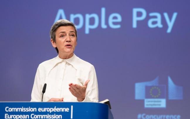 La vicepresidenta de la Comisión Europea y comisaria de Competencia, Margrethe Vestager.