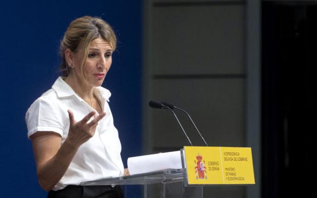 La vicepresidenta segunda y ministra de Trabajo y Economía Social, Yolanda Díaz.