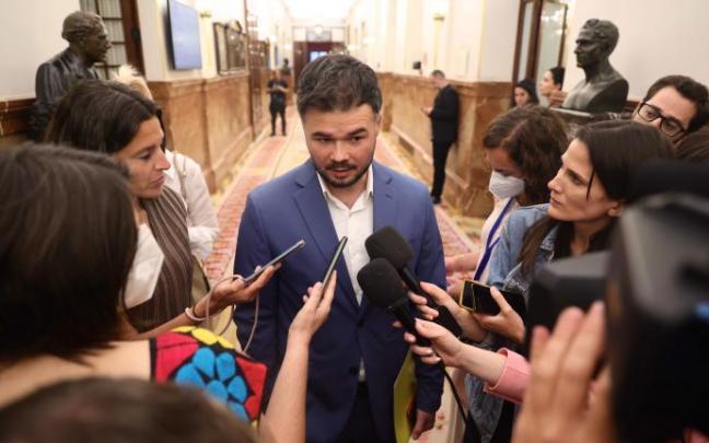 El portavoz de Esquerra Republicana (ERC) en el Congreso, Gabriel Rufián. El portavoz de Esquerra Republicana (ERC) en el Congreso, Gabriel Rufián.
