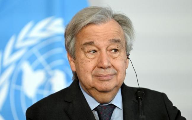 António Guterres, secretario general de la ONU. António Guterres, secretario general de la ONU.