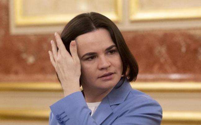 La líder de la oposición democrática bielorrusa, Svetlana Tijanóvskaya. La líder de la oposición democrática bielorrusa, Svetlana Tijanóvskaya.