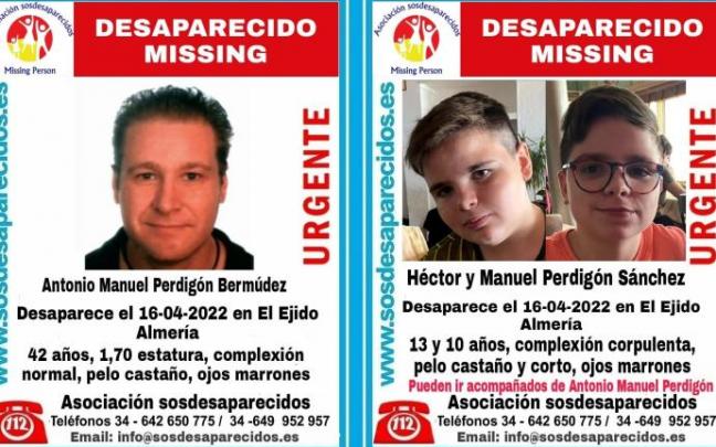 Carteles de los desaparecidos en El Ejido. Carteles de los desaparecidos en El Ejido.
