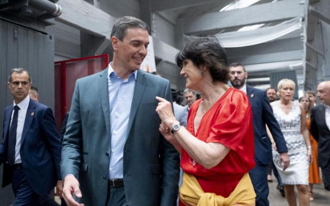 El presidente del Gobierno español, Pedro Sánchez y la directora del South Summit, María Benjumea. El presidente del Gobierno español, Pedro Sánchez y la directora del South Summit, María Benjumea.