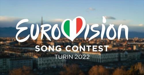 Logo anunciador de Turín como sede del próximo Eurofestival