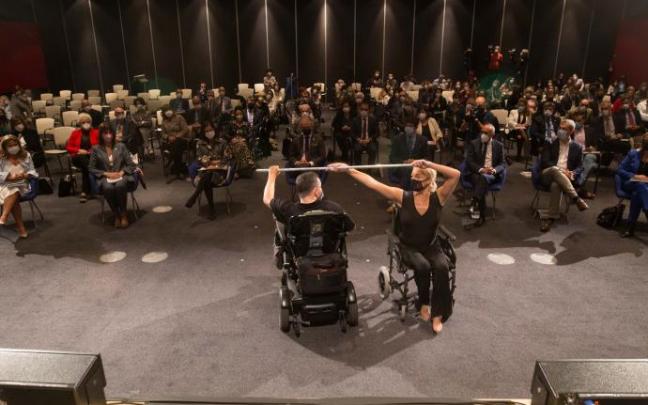 Los máximos representantes de las instituciones vascas se sumaron a la nueva estrategia presentada ayer.