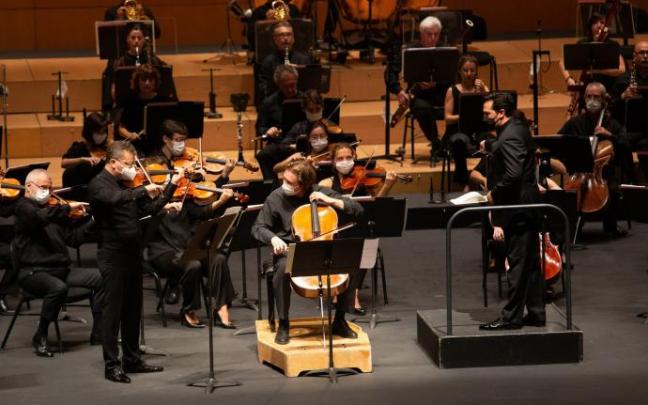 Concierto de la Euskadiko Orkestra en homenaje al compositor alemán Johannes Brahms. Concierto de la Euskadiko Orkestra en homenaje al compositor alemán Johannes Brahms.