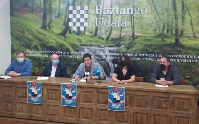 Mendizabal, Romero, Torres, Ayesa y Bazterrika en la rueda de prensa celebrada este jueves. Mendizabal, Romero, Torres, Ayesa y Bazterrika en la rueda de prensa celebrada este jueves.