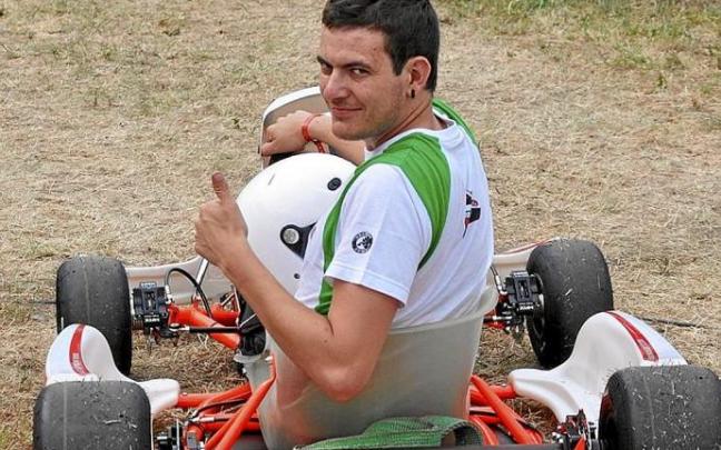 Julen Agirreburualde, Maldan Behera elkarteko kidea. Argazkia: N.G.