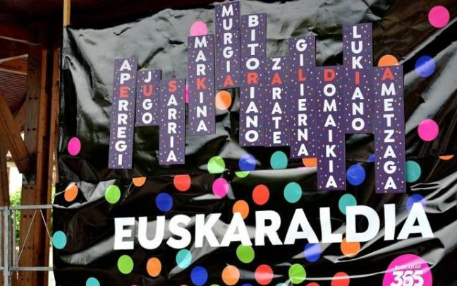 Cartel de la iniciativa Euskaraldia que recorre el territorio de Álava.