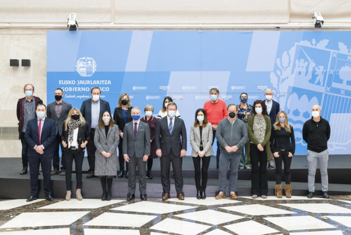 Reunión del Consejo Asesor del Euskera en Lehendakaritza