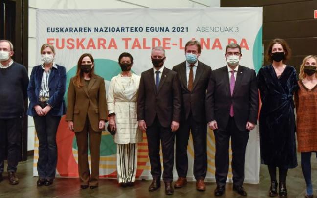 Acto institucional con motivo del Día Internacional del Euskera