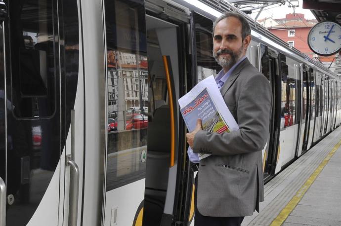 Juanjo Olaizola, director del Museo Vasco del Ferrocarril