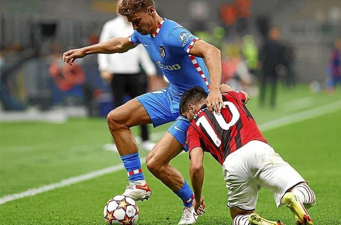 Marcos Llorente, el pulmón del Atlético de Madrid en la sala de máquinas. Fotos: DNA