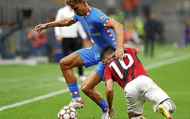 Marcos Llorente, el pulmón del Atlético de Madrid en la sala de máquinas. Fotos: DNA