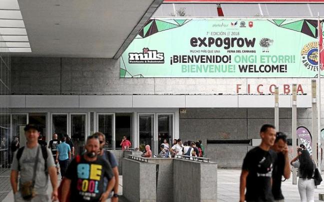 Imagen de archivo de la entrada de Ficoba durante una edición anterior de Expogrow. Foto: Iker Azurmendi