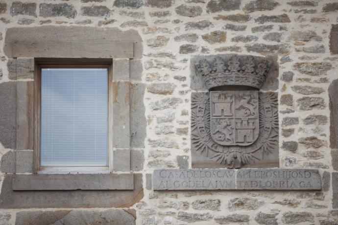 Exterior de la sede de la Asociación de Concejos de Álava.