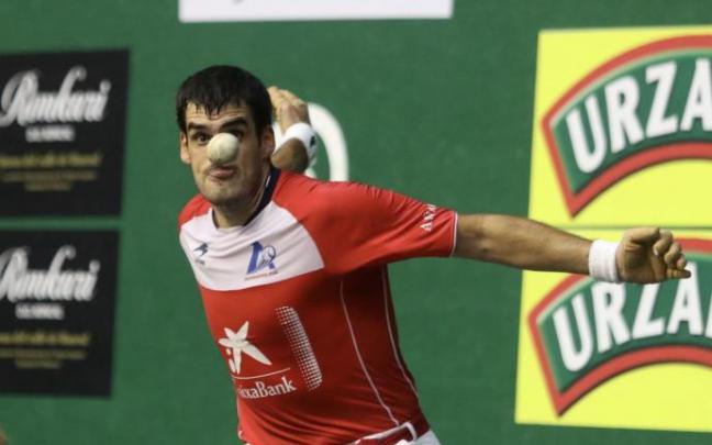 El pelotari Joseba Ezkurdia El pelotari Joseba Ezkurdia
