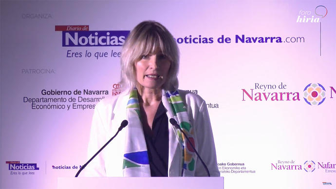 La directora general de Turismo, Maitena Ezkutari