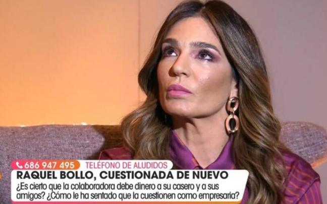 Raquel Bollo, al borde del llanto en 'Viva la vida'. Raquel Bollo, al borde del llanto en 'Viva la vida'.