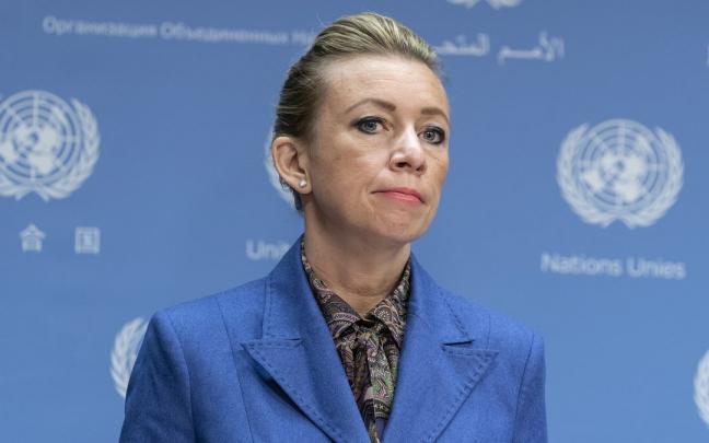 La portavoz del Ministerio de Asuntos Exteriores ruso, María Zajarova. La portavoz del Ministerio de Asuntos Exteriores ruso, María Zajarova.