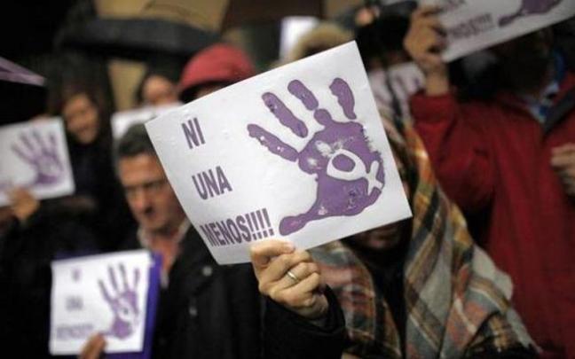 Concentración contra la violencia machista. Imagen ajena a la información. Concentración contra la violencia machista. Imagen ajena a la información.