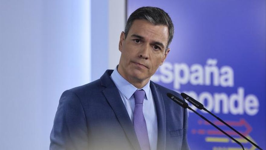 El presidente del Gobierno español, Pedro Sánchez, este sábado