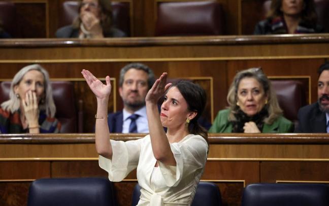 Irene Montero en el Congreso de los Diputados.