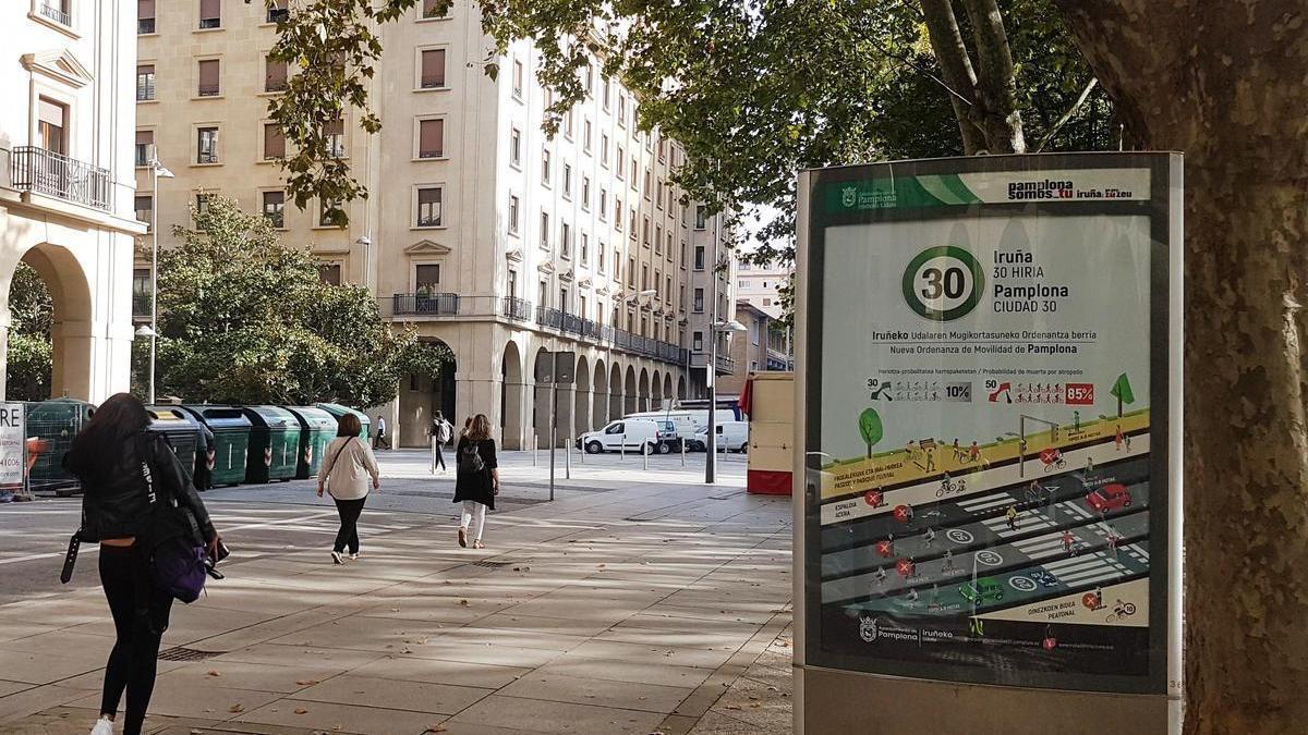 Imagen de uno de los soportes de informaci&oacute;n