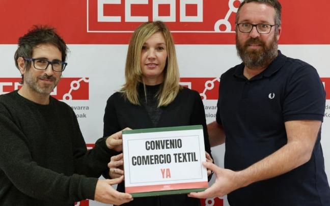 Javi Pascal, Beatriz Caparroso y Rubén Belzunegui. Javi Pascal, Beatriz Caparroso y Rubén Belzunegui.