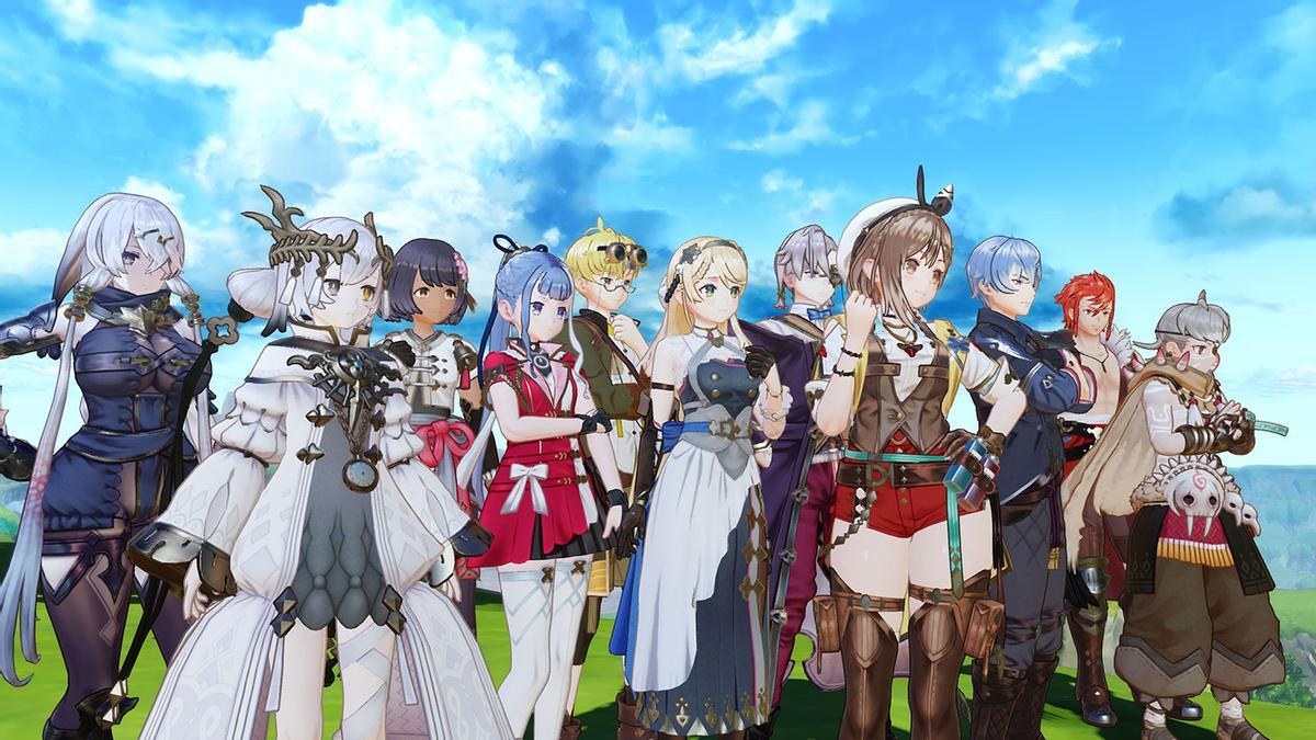 Varios de los personajes de 'Atelier Ryza 3'.