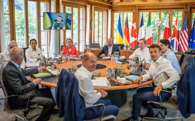 Reunión del G7 en Schloss Elmau (Alemania). Reunión del G7 en Schloss Elmau (Alemania).