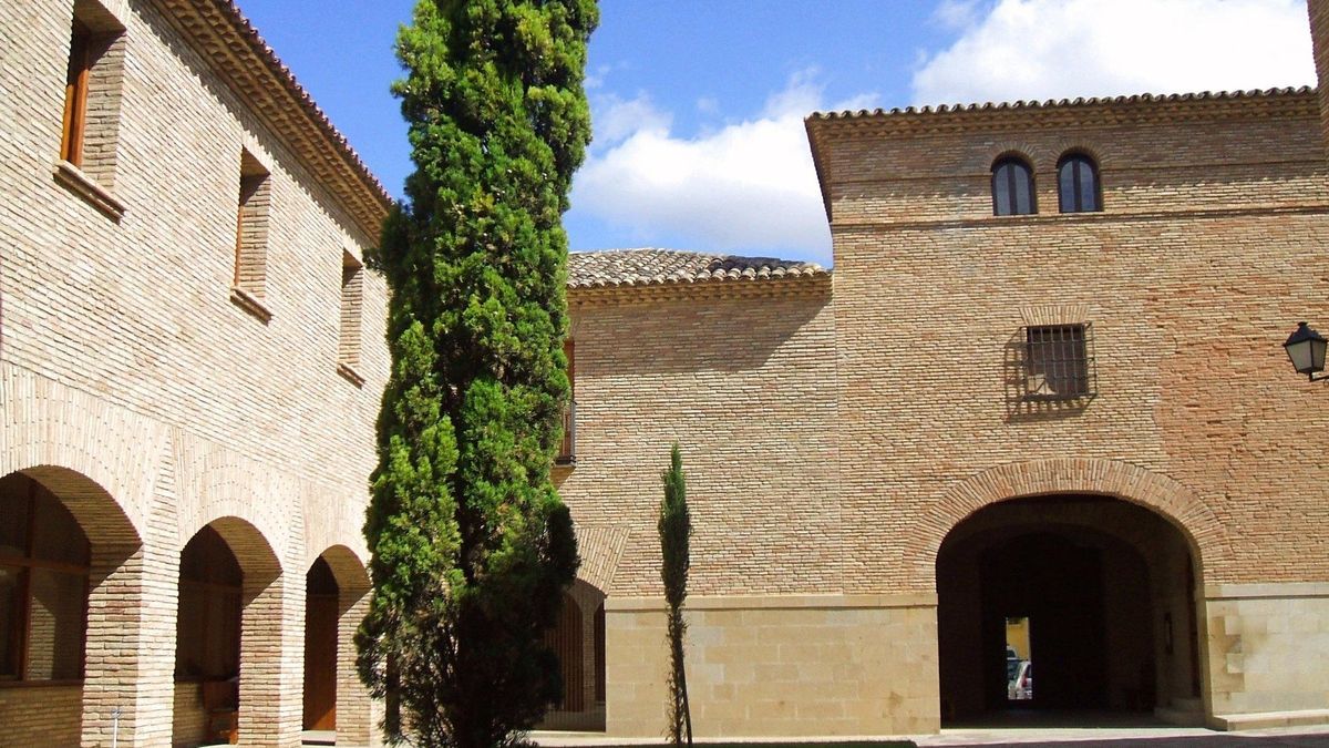 Visat de la bóveda interior del Monasterio de Tulebras.