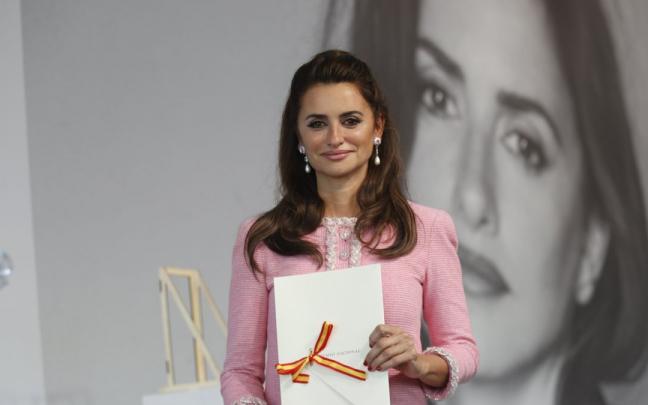 Pen&eacute;lope Cruz recoge el Premio Nacional de Cinematograf&iacute;a