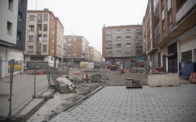 Obras de peatonalización de Médico Tornay.