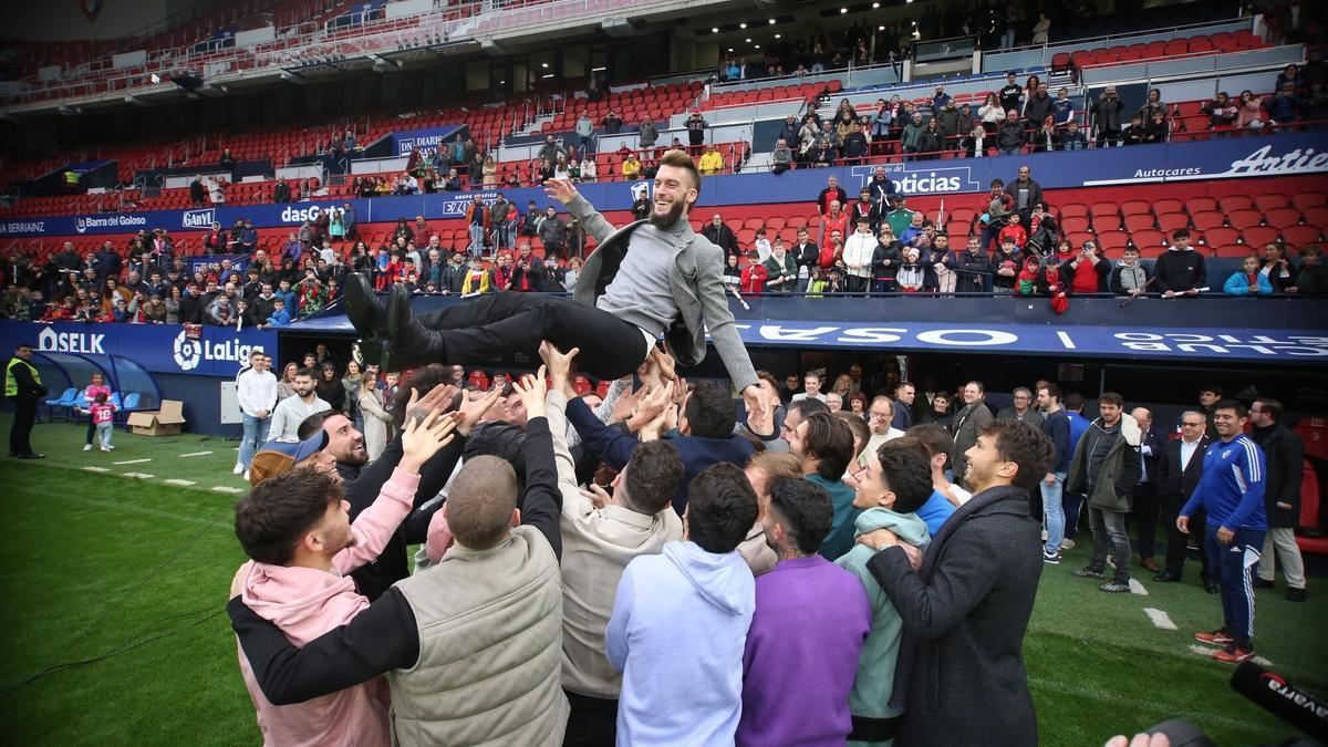 Osasuna | Despedida de Roberto Torres en El Sadar