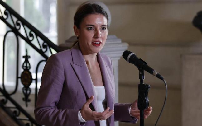 La ministra de Igualdad de España, Irene Montero.