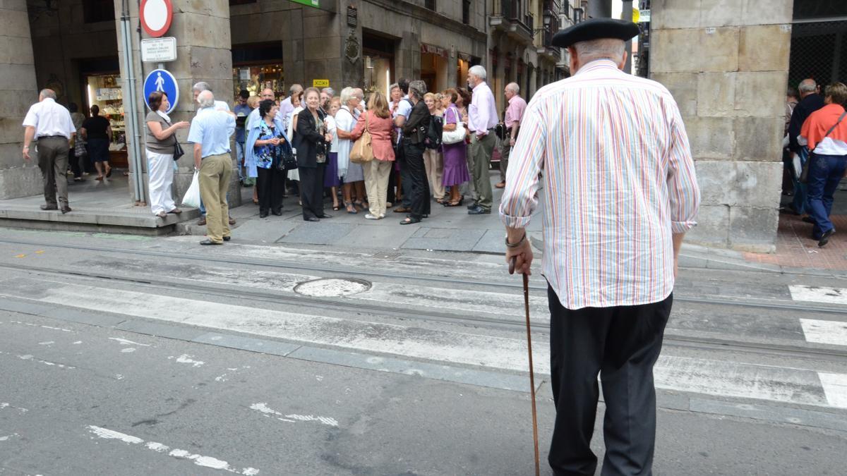 La población de Bizkaia crecerá en mayores sobre manera la próxima década.